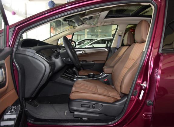 杰德 2017款 210TURBO CVT豪华版 6座 车厢座椅   前排空间