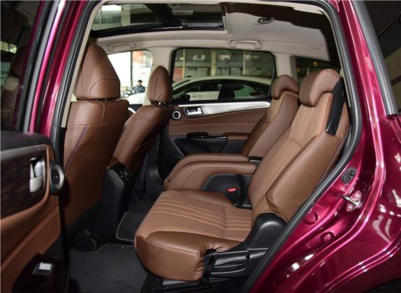 杰德 2017款 210TURBO CVT豪华版 6座 车厢座椅   后排空间