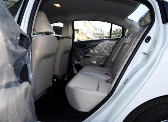 锋范 2015款 1.5L CVT舒适版 车厢座椅   后排空间