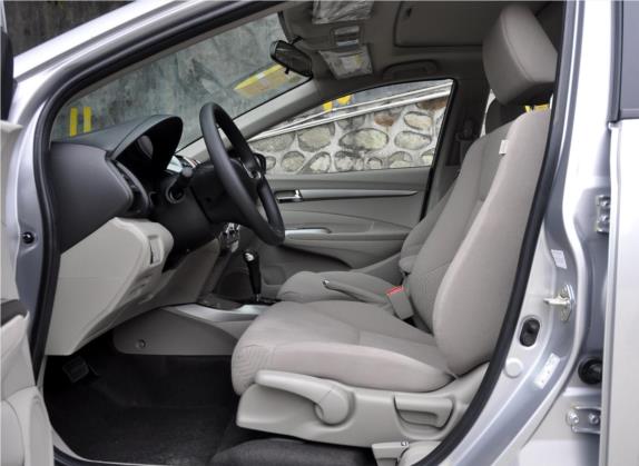 锋范经典 2012款 1.5L 自动精英版 车厢座椅   前排空间