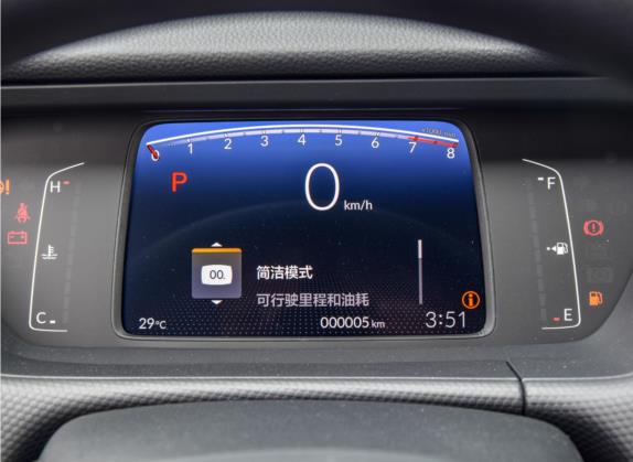飞度 2021款 1.5L CVT潮启版 中控类   仪表盘