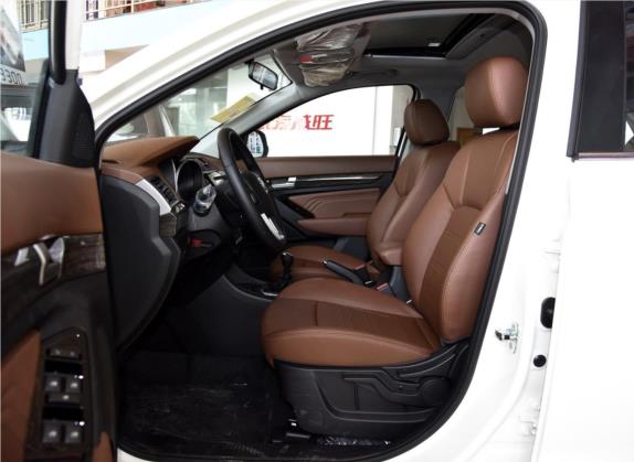 北汽威旺S50 2016款 1.5T 手动乐动豪华型 车厢座椅   前排空间