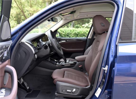 宝马X3 2019款 xDrive30i 尊享型 M运动套装 车厢座椅   前排空间