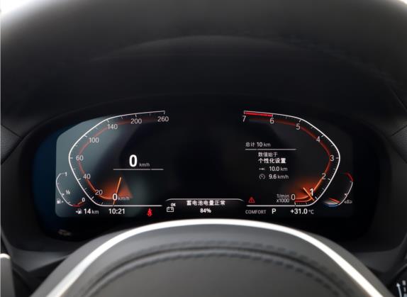宝马X3 2021款 改款 xDrive30i 领先型 M运动套装 中控类   仪表盘