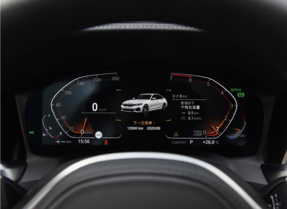 宝马3系 2021款 330Li xDrive M运动曜夜套装 中控类   仪表盘