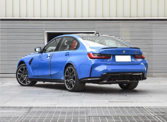 宝马M3 2021款 M3四门轿车 M xDrive 雷霆版 外观   斜后
