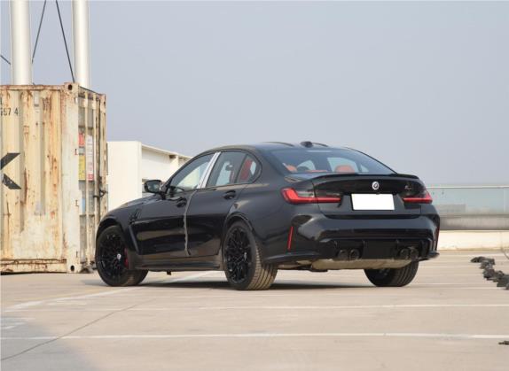 宝马M3 2023款 M3四门轿车 M xDrive 雷霆版 外观   斜后