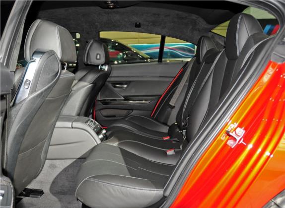 宝马M6 2014款 M6 Gran Coupe 马年限量版 车厢座椅   后排空间