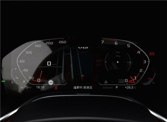 宝马7系 2019款 M760Li xDrive V12 豪华套装 中控类   仪表盘