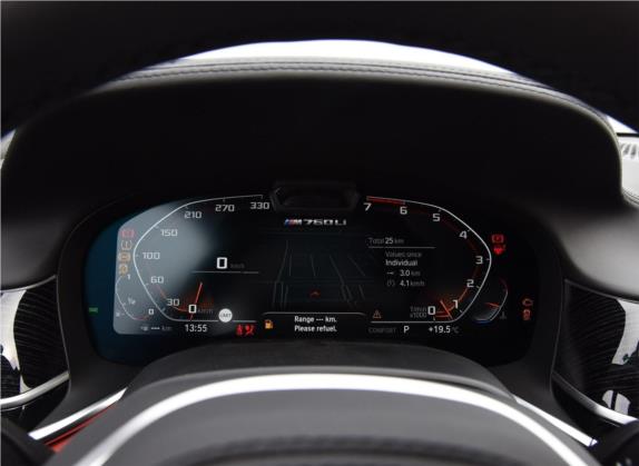 宝马7系 2019款 改款 M760Li xDrive V12 运动套装 中控类   仪表盘