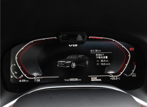 宝马7系 2019款 改款 M760Li xDrive V12 豪华套装 中控类   仪表盘