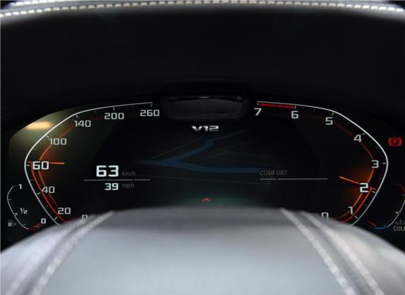 宝马7系 2021款 M760Li xDrive V12 耀影特别版 中控类   仪表盘