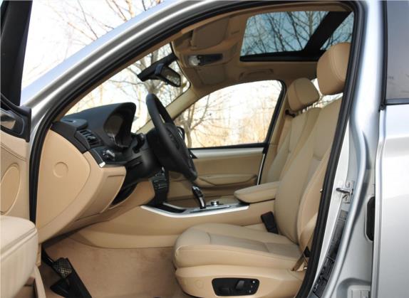 宝马X3(进口) 2011款 xDrive28i 领先型 车厢座椅   前排空间