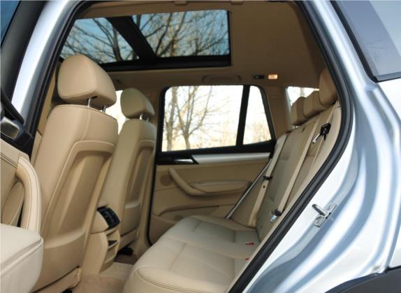 宝马X3(进口) 2011款 xDrive28i 领先型 车厢座椅   后排空间
