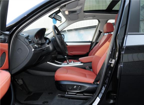 宝马X3(进口) 2012款 xDrive28i 领先型 车厢座椅   前排空间