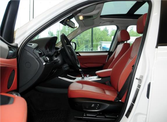 宝马X3(进口) 2013款 改款 xDrive28i 领先型 车厢座椅   前排空间