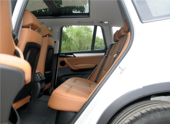宝马X3(进口) 2014款 xDrive28i 领先型 车厢座椅   后排空间