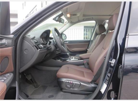 宝马X3(进口) 2016款 xDrive20i M运动型 车厢座椅   前排空间