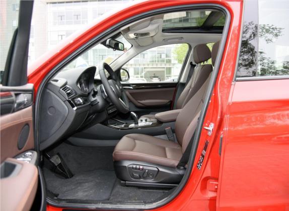 宝马X3(进口) 2016款 xDrive28i M运动型 车厢座椅   前排空间