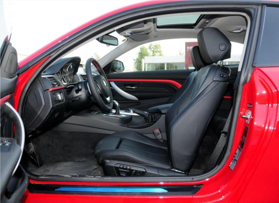 宝马4系 2014款 435i xDrive运动设计套装 车厢座椅   前排空间