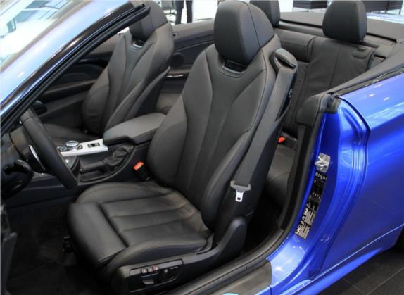 宝马4系 2014款 428i xDrive 敞篷设计套装型 车厢座椅   前排空间