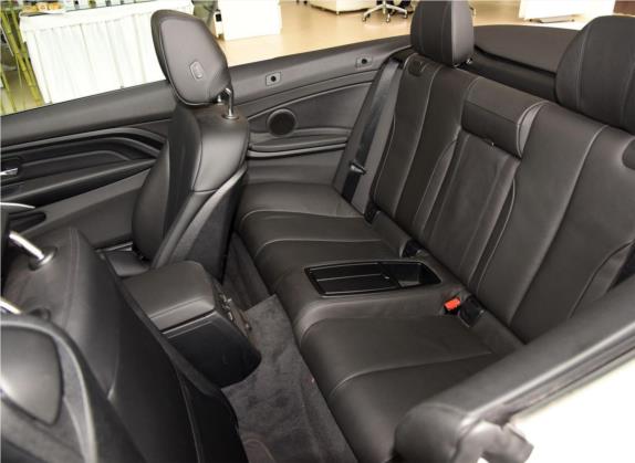 宝马4系 2016款 420i 敞篷时尚型 车厢座椅   后排空间
