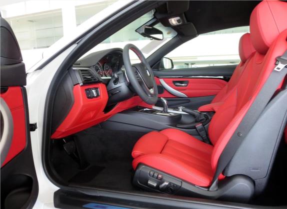 宝马4系 2016款 430i 敞篷设计套装型 车厢座椅   前排空间