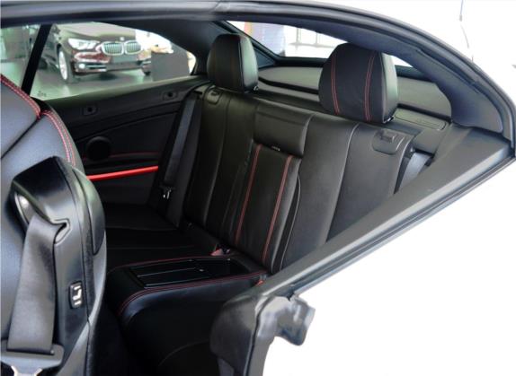 宝马4系 2016款 430i xDrive 敞篷设计套装型 车厢座椅   后排空间