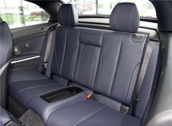 宝马4系 2017款 430i 敞篷M运动套装 车厢座椅   后排空间