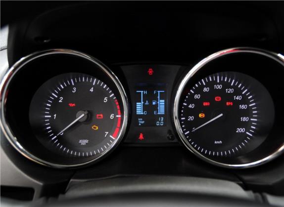 北汽幻速S2 2014款 1.5L 手动舒适型 国IV 中控类   仪表盘