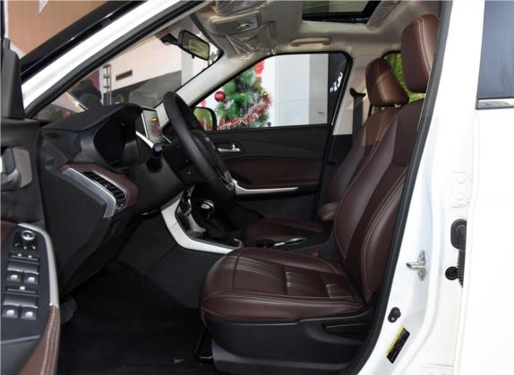 比速T3 2017款 1.3T CVT豪华型 车厢座椅   前排空间