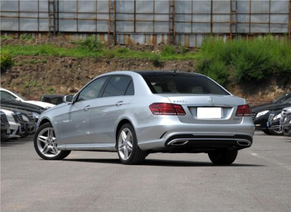 奔驰E级 2014款 改款 E 400 L 运动豪华型 外观   斜后