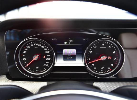 奔驰E级 2017款 E 200 运动型 4MATIC 中控类   仪表盘