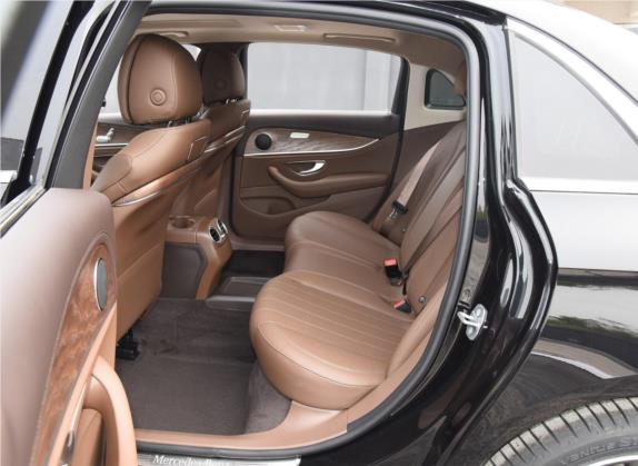 奔驰E级 2019款 E 200 L 车厢座椅   后排空间