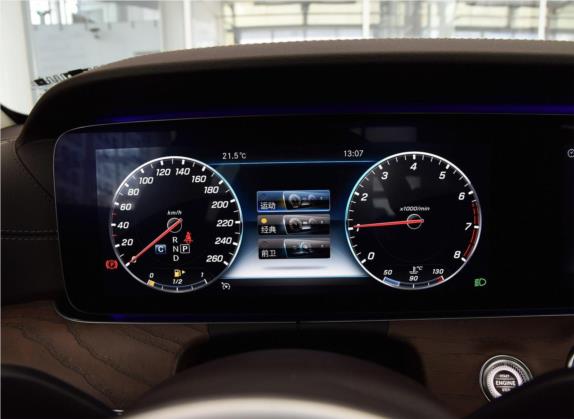 奔驰E级 2020款 E 300 L 时尚型 中控类   仪表盘