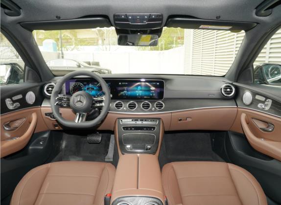 奔驰E级 2021款 改款 E 300 L 运动尊贵型 中控类   中控全图