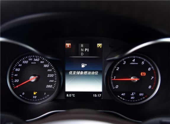 奔驰GLC 2016款 GLC 260 4MATIC 动感型 中控类   仪表盘