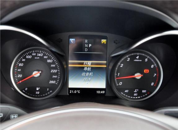 奔驰GLC 2017款 GLC 200 4MATIC 中控类   仪表盘