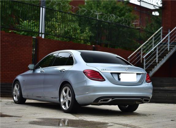 奔驰C级新能源 2016款 C 350 eL 外观   斜后