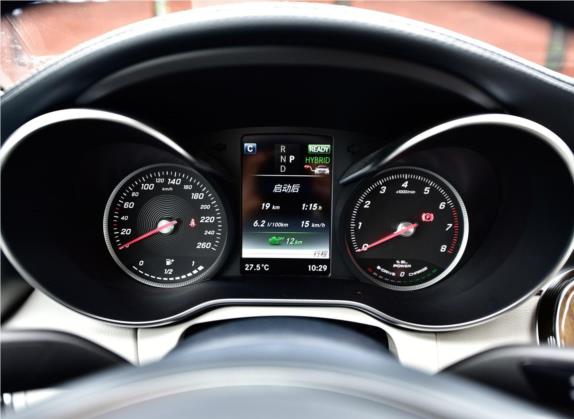 奔驰C级新能源 2016款 C 350 eL 中控类   仪表盘