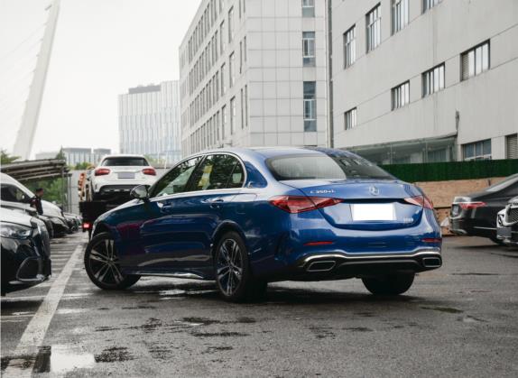 奔驰C级新能源 2023款 C 350 eL 外观   斜后
