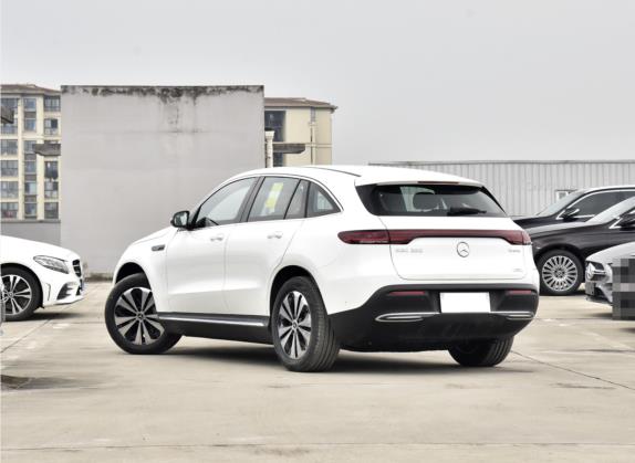 奔驰EQC 2022款 EQC 350 4MATIC 外观   斜后