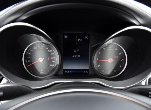 奔驰C级 2015款 改款 C 200 L 运动型 中控类   仪表盘
