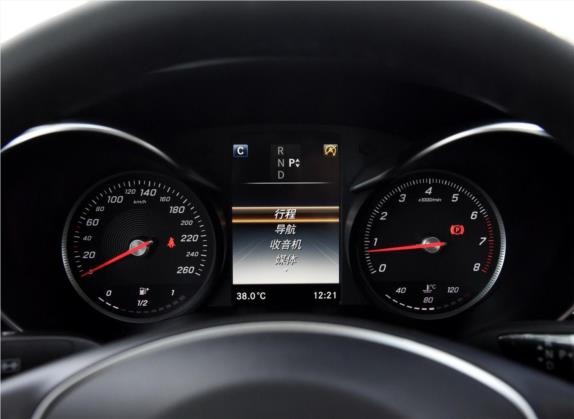 奔驰C级 2016款 C 200 L 中控类   仪表盘