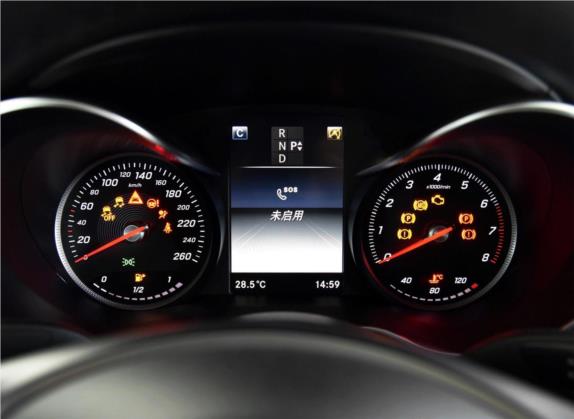 奔驰C级 2016款 C 200 L 4MATIC 运动版 中控类   仪表盘