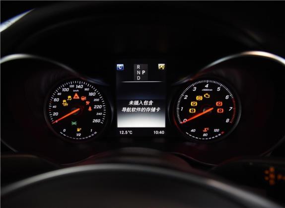 奔驰C级 2017款 改款 C 200 运动版 中控类   仪表盘