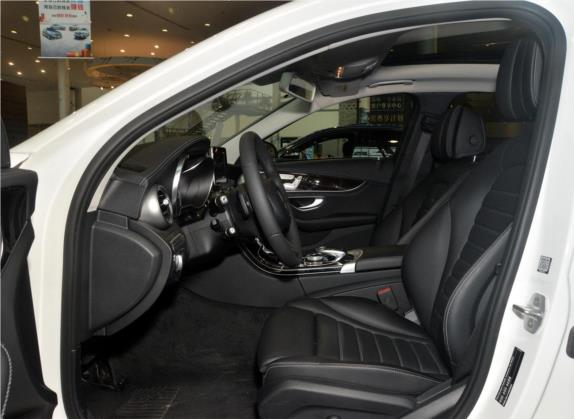奔驰C级 2017款 改款 C 200 L 4MATIC 车厢座椅   前排空间