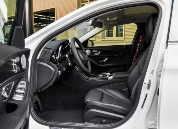奔驰C级 2018款 C 200 L 运动版 成就特别版 车厢座椅   前排空间