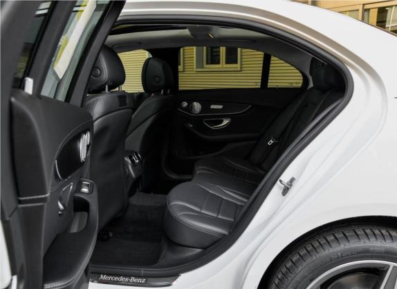 奔驰C级 2018款 C 200 L 运动版 成就特别版 车厢座椅   后排空间