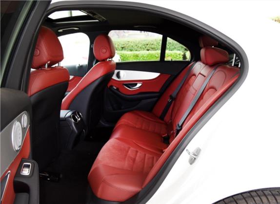 奔驰C级 2018款 C 200 成就特别版 车厢座椅   后排空间